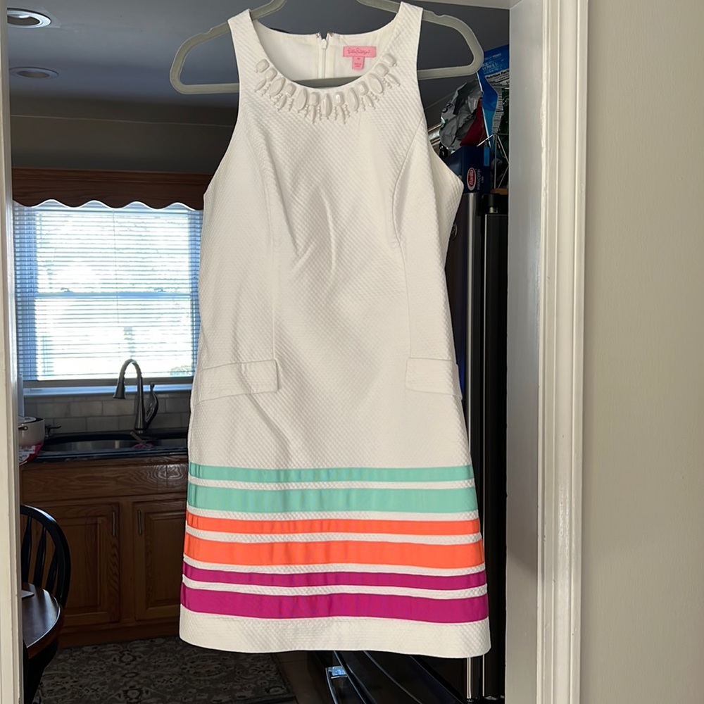 Beautiful Lily Pulitzer Halter Shift Dress Sz 10